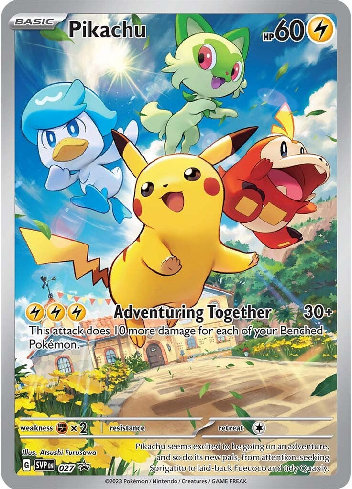 Pikachu (027) [Scarlet & Violet: Black Star Promos] Pokémon