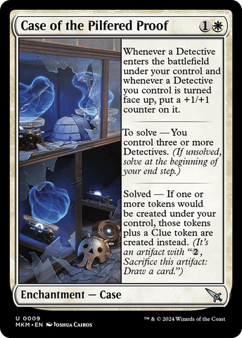 Case of the Pilfered Proof [Murders at Karlov Manor] Magic: The Gathering