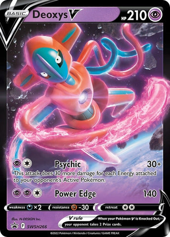 Deoxys V (SWSH266) [Sword & Shield: Black Star Promos] Pokémon