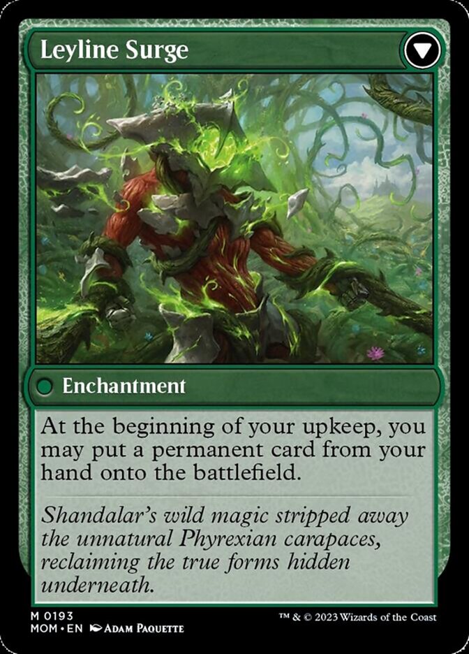 Invasion of Shandalar // Leyline Surge [March of the Machine] Magic: The Gathering