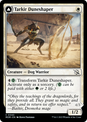 Tarkir Duneshaper // Burnished Dunestomper [March of the Machine] Magic: The Gathering