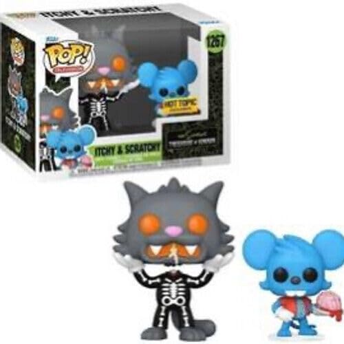 Pop! Television: The Simpsons Treehouse of Terror - Itchy & Scratchy #1267 2-Pack (Hot Topic Exclusive) FUNKO