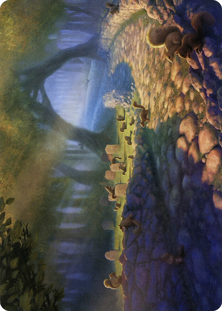 Squirrel Sanctuary Art Card [Modern Horizons 2 Art Series] Magic: The Gathering