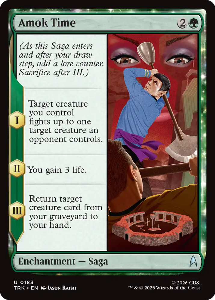 Amok Time [Star Trek] Magic: The Gathering