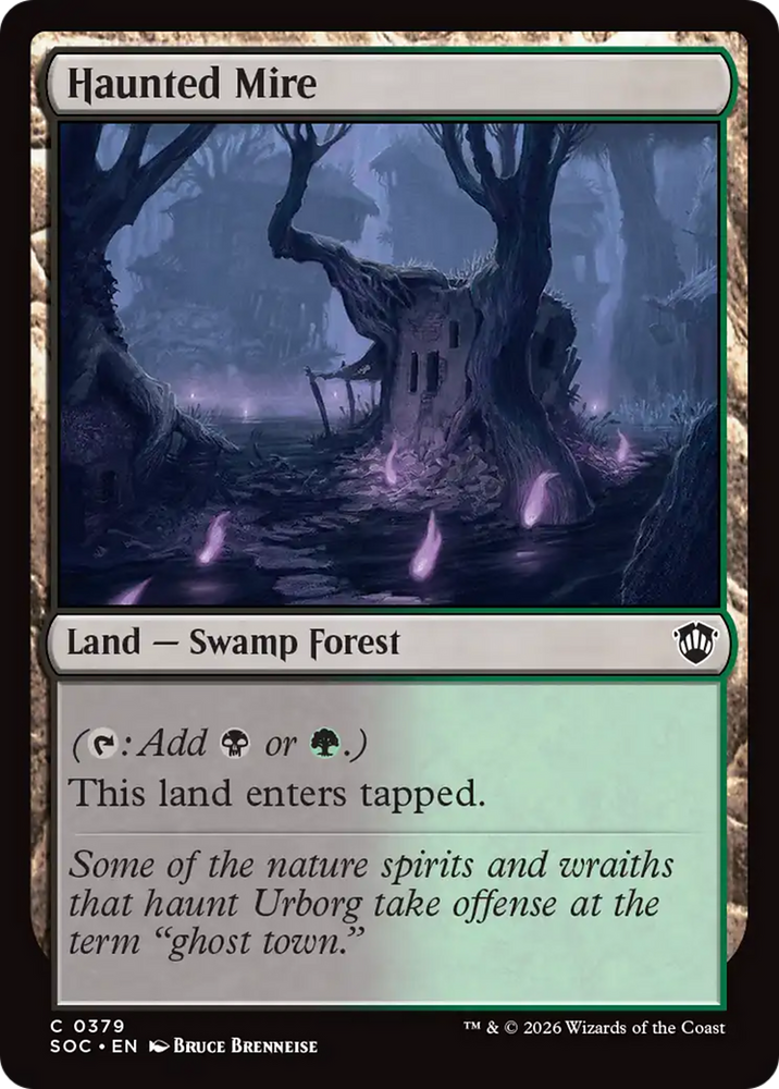 Haunted Mire [Secrets of Strixhaven Commander] Magic: The Gathering