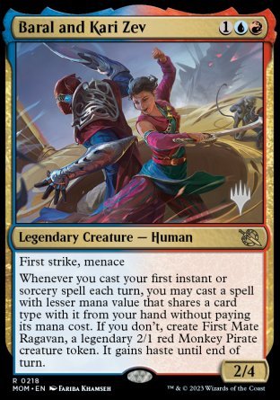 Baral and Kari Zev (Promo Pack) [March of the Machine Promos] Magic: The Gathering
