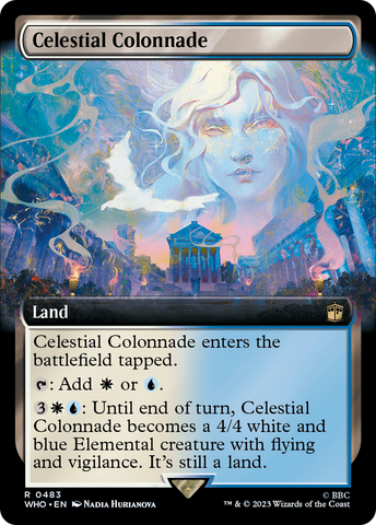 Celestial Colonnade (Extended Art) [Doctor Who] Magic: The Gathering