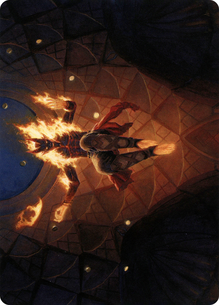 Yusri, Fortune's Flame Art Card [Modern Horizons 2 Art Series] Magic: The Gathering