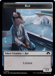 Phyrexian Germ // Rat Double-Sided Token [Modern Horizons 3 Tokens] Magic: The Gathering