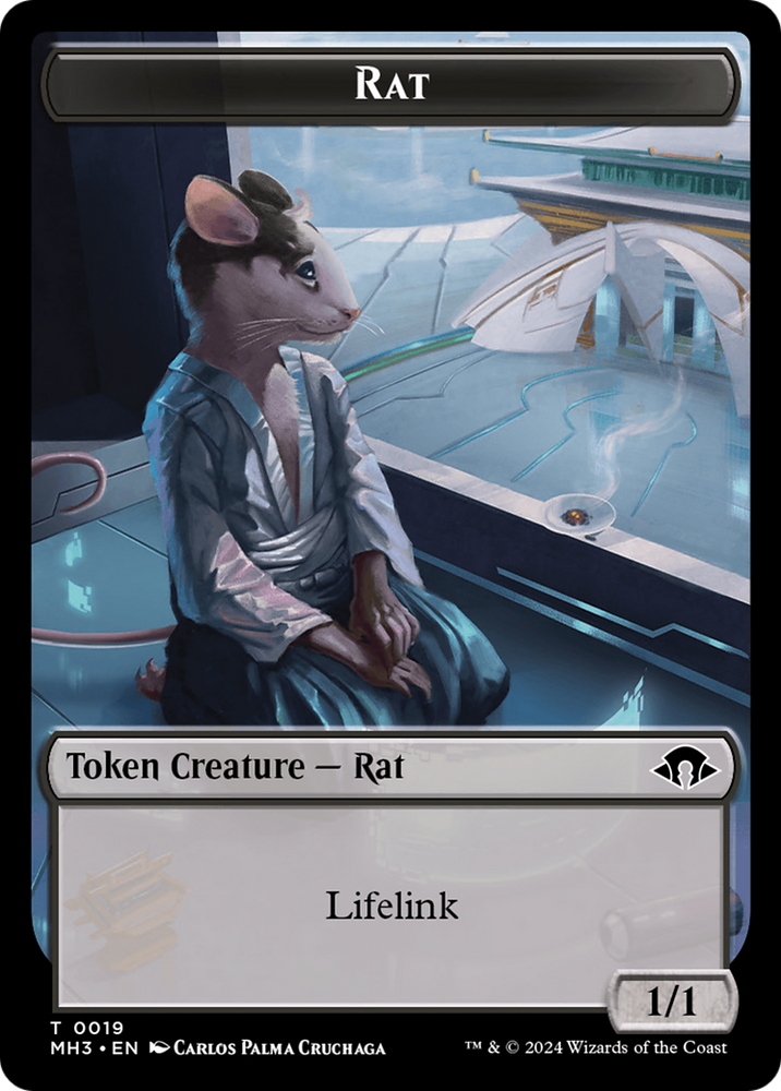 Eldrazi Spawn // Rat Double-Sided Token [Modern Horizons 3 Tokens] Magic: The Gathering