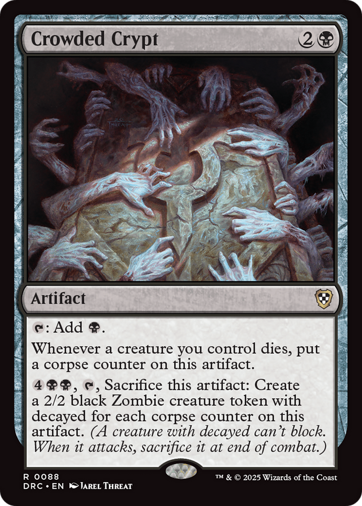 Crowded Crypt [Aetherdrift Commander] Magic: The Gathering