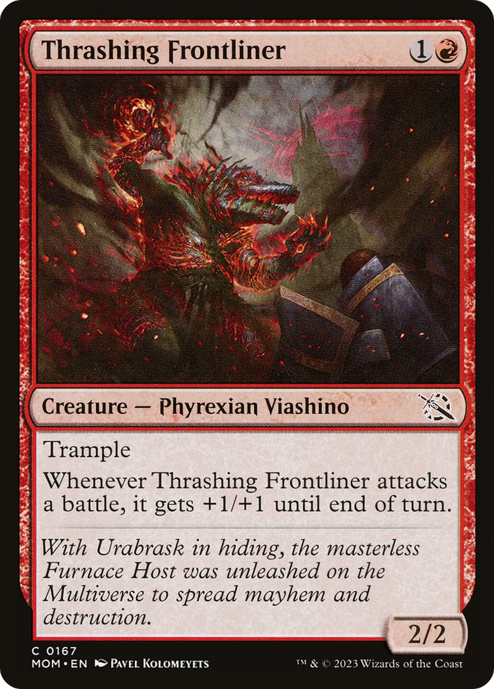 Thrashing Frontliner [March of the Machine] Magic: The Gathering