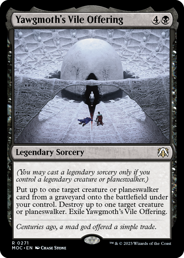 Yawgmoth's Vile Offering [March of the Machine Commander] Magic: The Gathering