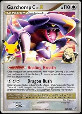 Pokemon - Garchomp C LV.X - 145/147 - Celebrations Classic Collection Pokémon