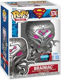 POP Superman Brainiac Funko Exclusive 2025 Fall Convention Limited Edition 574 (with Plastic Protection) FUNKO