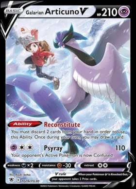 Pokemon - Galarian Articuno V - TG16/TG30 - Astral Radiance - Trainer Gallery - Ultra Rare