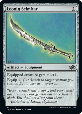 Leonin Scimitar [Jumpstart 2022] Magic: The Gathering