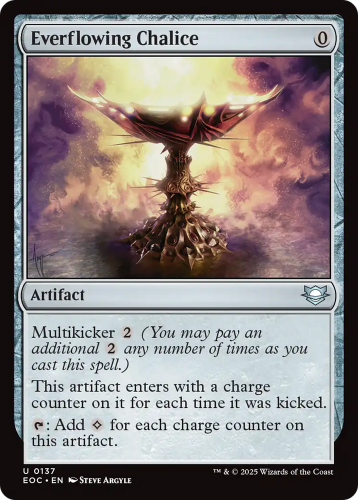 Everflowing Chalice [Edge of Eternities Commander] Magic: The Gathering