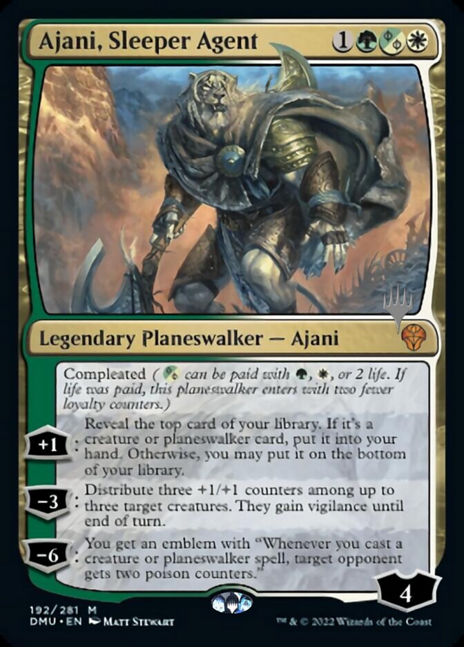 Ajani, Sleeper Agent (Promo Pack) [Dominaria United Promos] Magic: The Gathering
