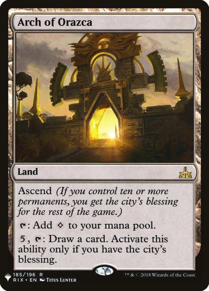 Arch of Orazca [Mystery Booster] Magic: The Gathering