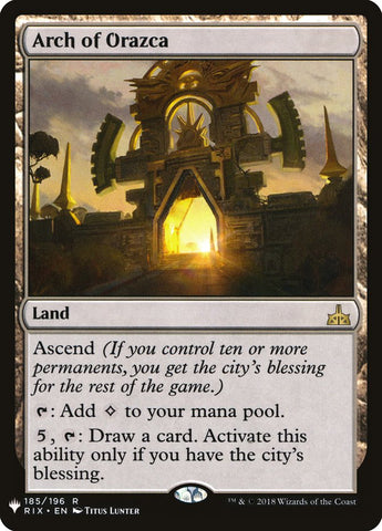 Arch of Orazca [Mystery Booster] Magic: The Gathering