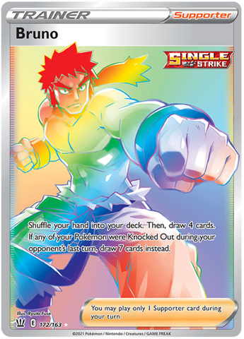 Bruno (172/163) [Sword & Shield: Battle Styles] Pokémon