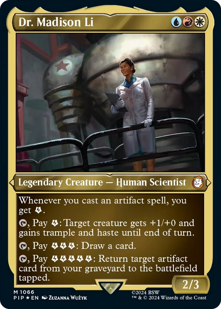 Dr. Madison Li (Display Commander) [Fallout] Magic: The Gathering