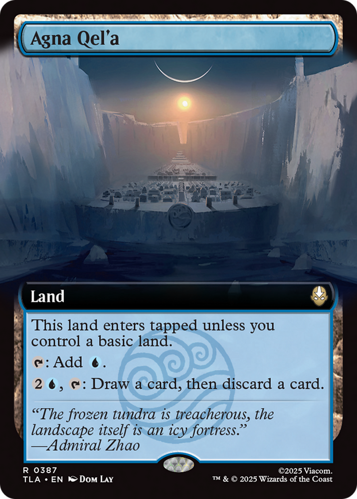 Agna Qel'a (Extended Art) [Avatar: The Last Airbender] Magic: The Gathering