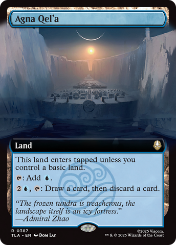 Agna Qel'a (Extended Art) [Avatar: The Last Airbender] Magic: The Gathering