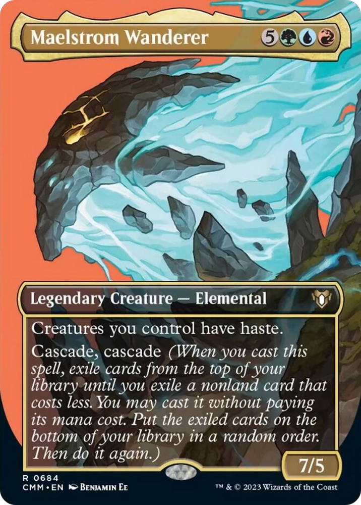 Maelstrom Wanderer (Borderless Profile) [Commander Masters] Magic: The Gathering