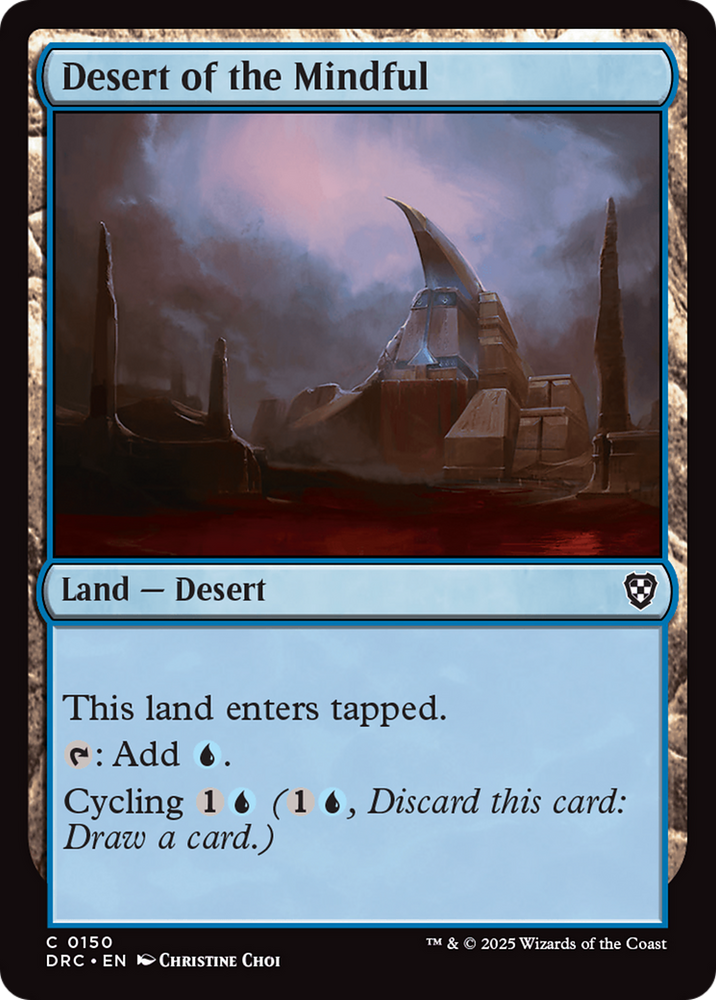 Desert of the Mindful [Aetherdrift Commander] Magic: The Gathering