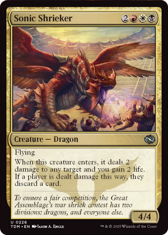 Sonic Shrieker [Tarkir: Dragonstorm] Magic: The Gathering
