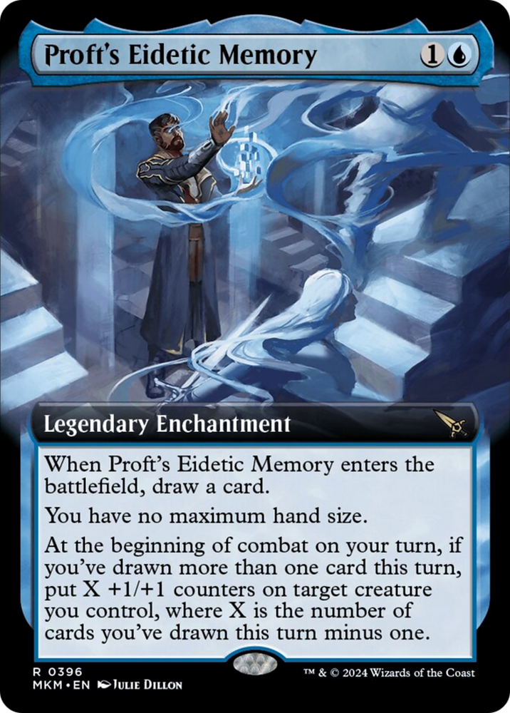 Proft's Eidetic Memory (Extended Art) [Murders at Karlov Manor] Magic: The Gathering