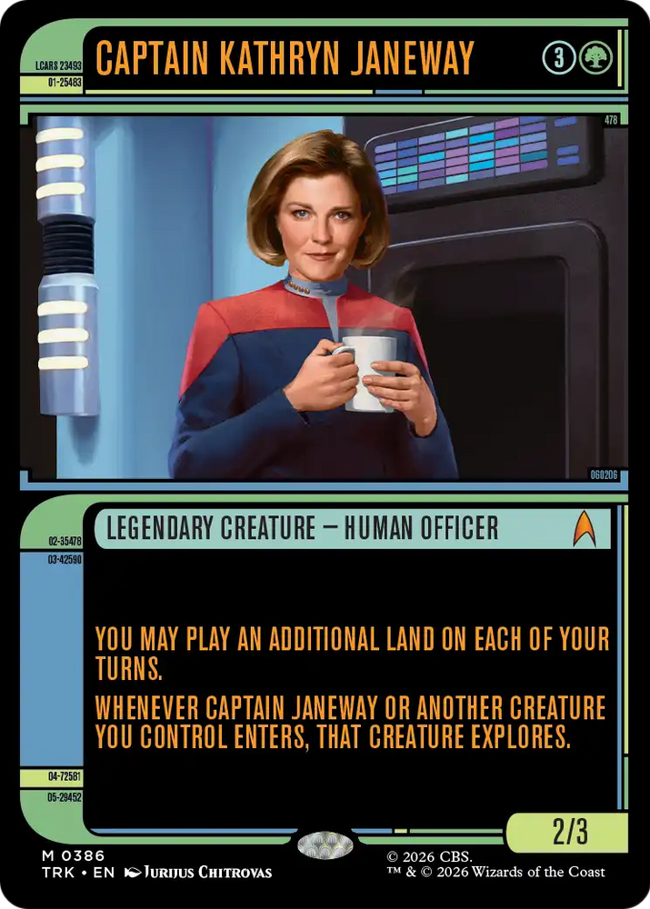 Captain Kathryn Janeway (Showcase) [Star Trek] Magic: The Gathering
