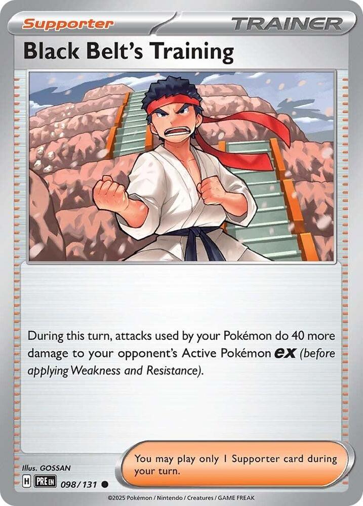 Black Belt's Training (098/131) [Scarlet & Violet: Prismatic Evolutions] Pokémon
