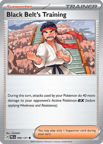 Black Belt's Training (098/131) [Scarlet & Violet: Prismatic Evolutions] Pokémon