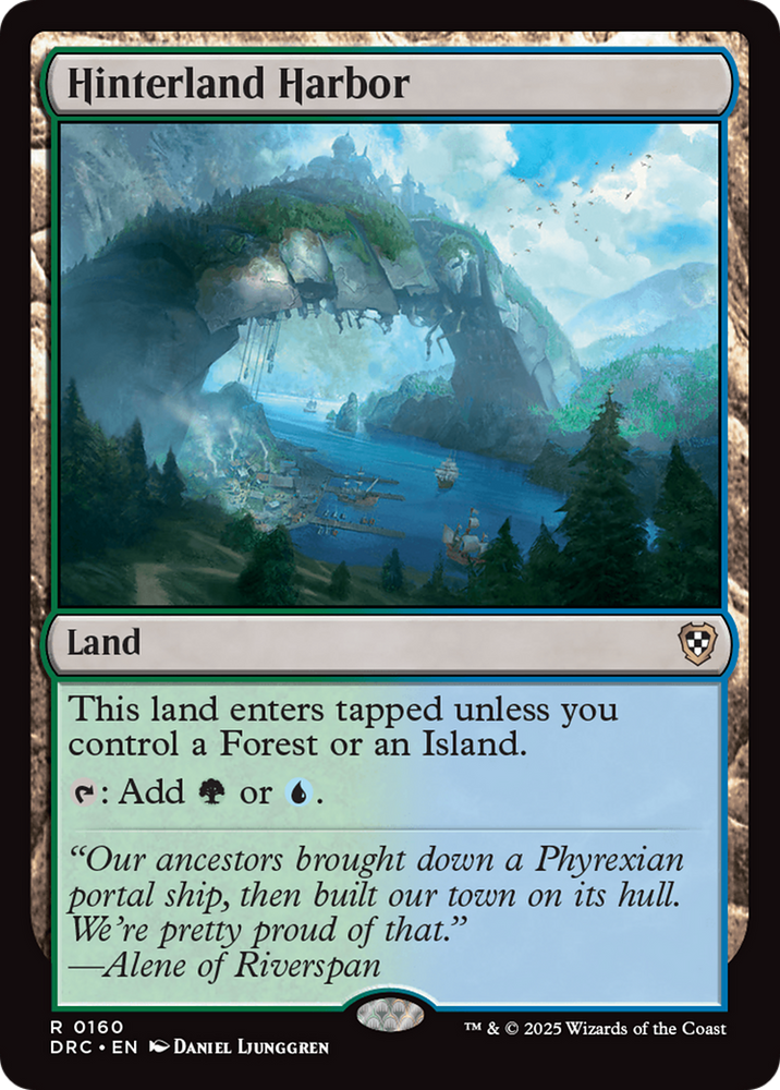 Hinterland Harbor [Aetherdrift Commander] Magic: The Gathering