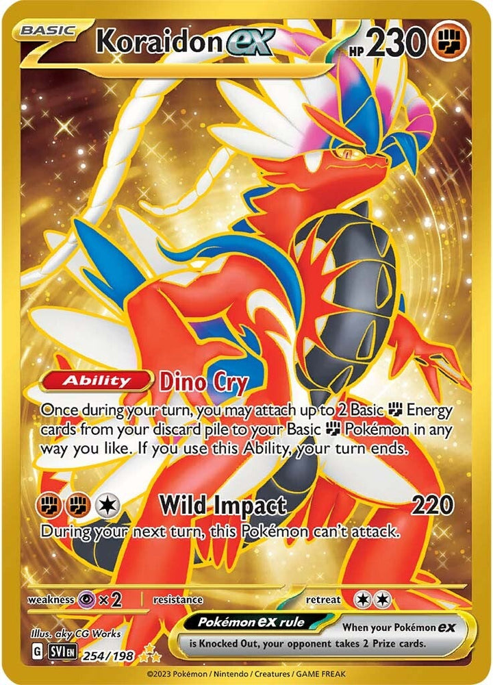 Koraidon ex (254/198) [Scarlet & Violet: Base Set] Pokémon
