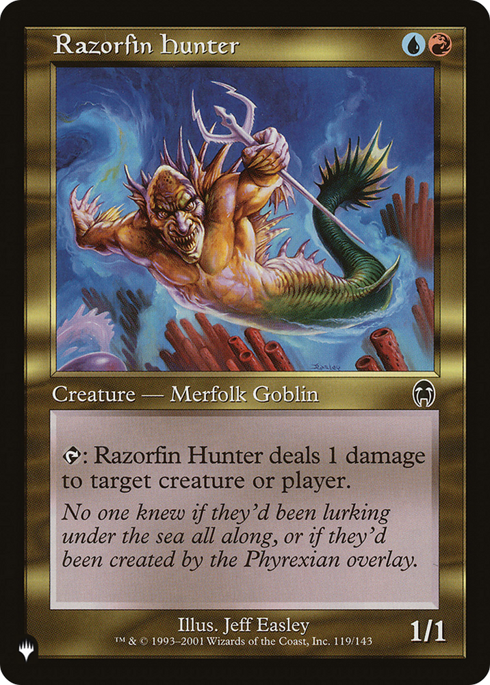 Razorfin Hunter [The List] Magic: The Gathering