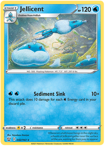 Jellicent (042/163) [Sword & Shield: Battle Styles] Pokémon