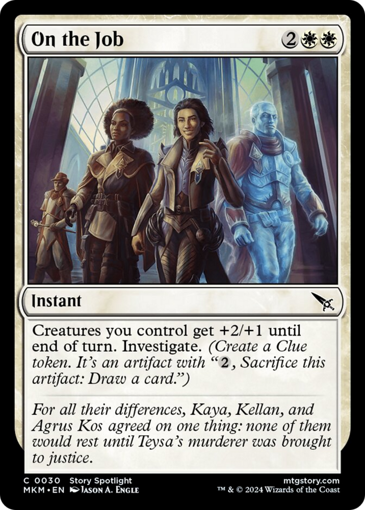On the Job [Murders at Karlov Manor] Magic: The Gathering