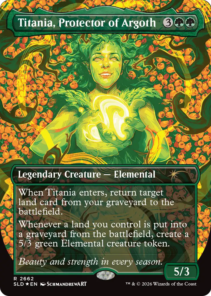 Titania, Protector of Argoth [Secret Lair Drop Series] Magic: The Gathering