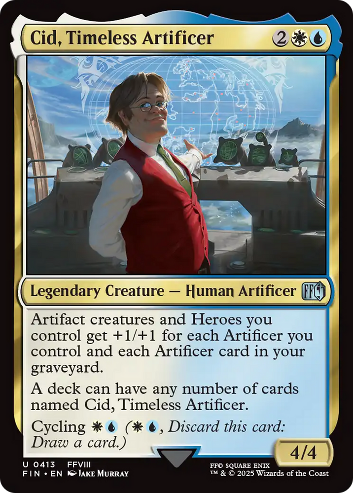 Cid, Timeless Artificer (0413) [FINAL FANTASY] Magic: The Gathering