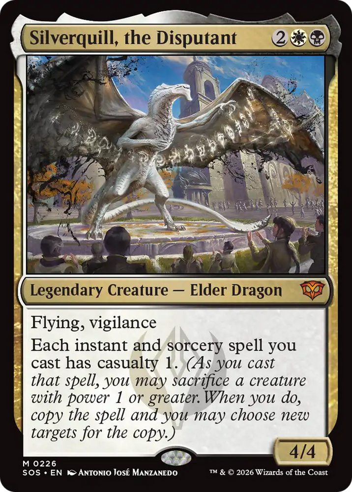 Silverquill, the Disputant [Secrets of Strixhaven] Magic: The Gathering