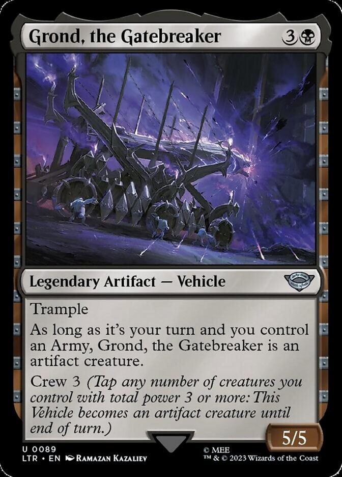 Grond, the Gatebreaker [The Lord of the Rings: Tales of Middle-Earth] Magic: The Gathering