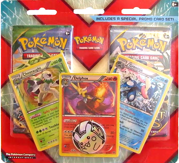 XY - 2-Pack Blister (Chesnaught, Delphox, and Greninja) Pokémon