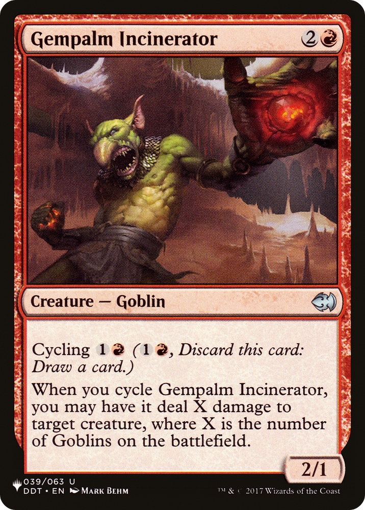 Gempalm Incinerator [The List] Magic: The Gathering