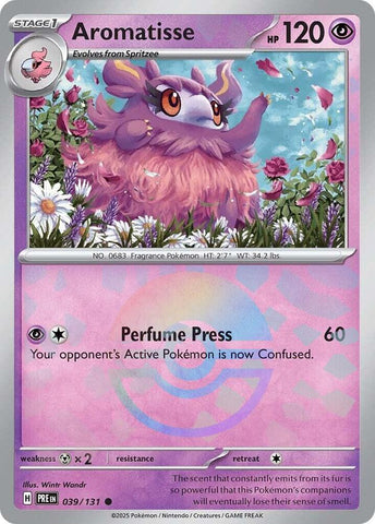 Aromatisse (039/131) (Poke Ball Pattern) [Scarlet & Violet: Prismatic Evolutions] Pokémon