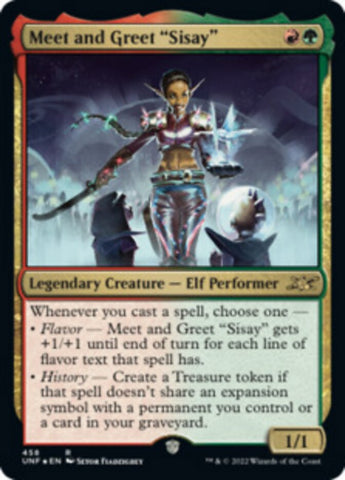 Meet and Greet "Sisay" (Galaxy Foil) [Unfinity] Magic: The Gathering