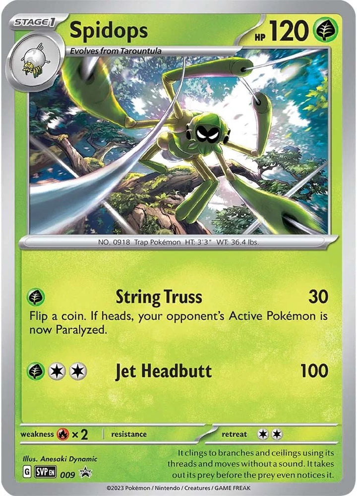 Spidops (009) [Scarlet & Violet: Black Star Promos] Pokémon